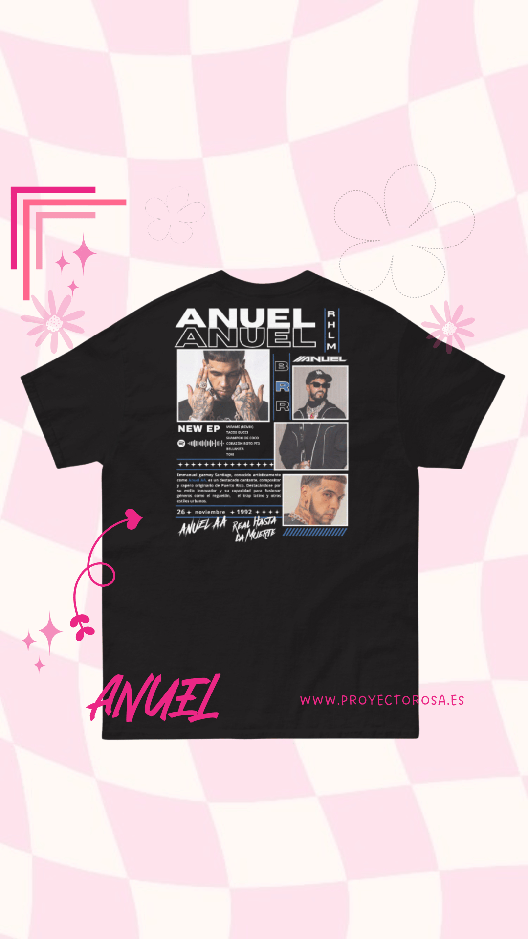 ANUEL | escoge entre camiseta ó sudadera