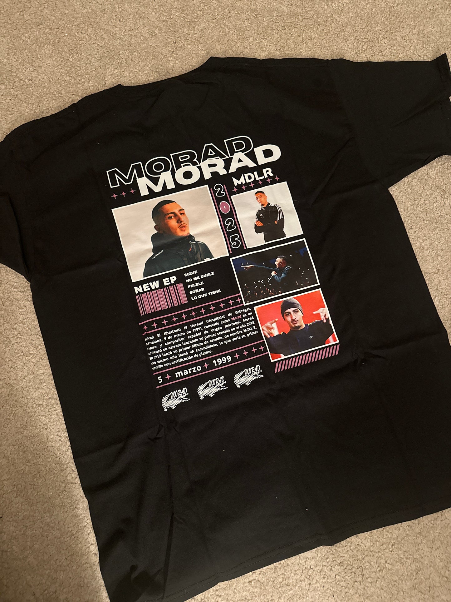 MORAD CAMISETA TALLA L NEGRA OFERTA