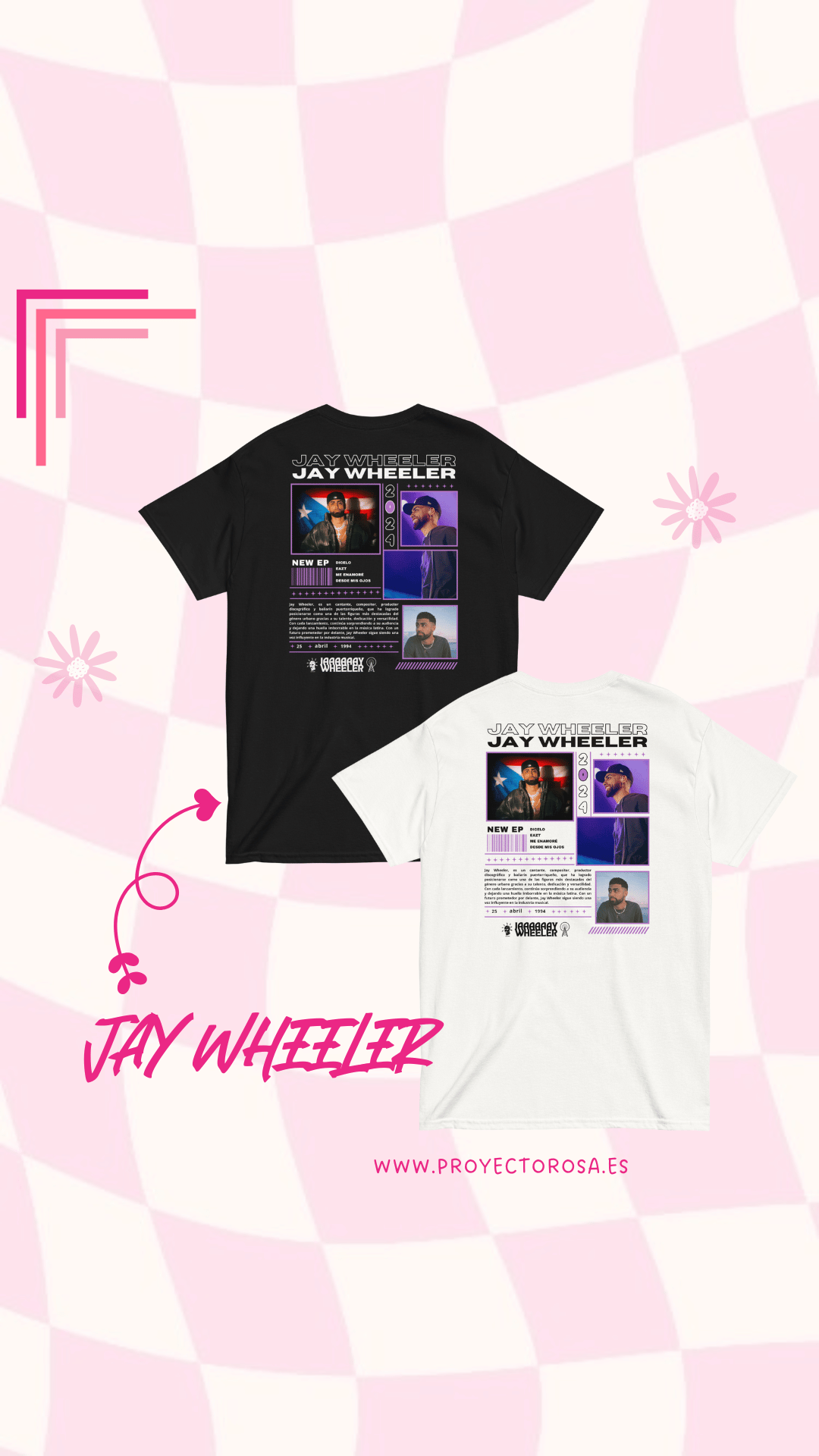JAY WHEELER | escoge entre camiseta ó sudadera