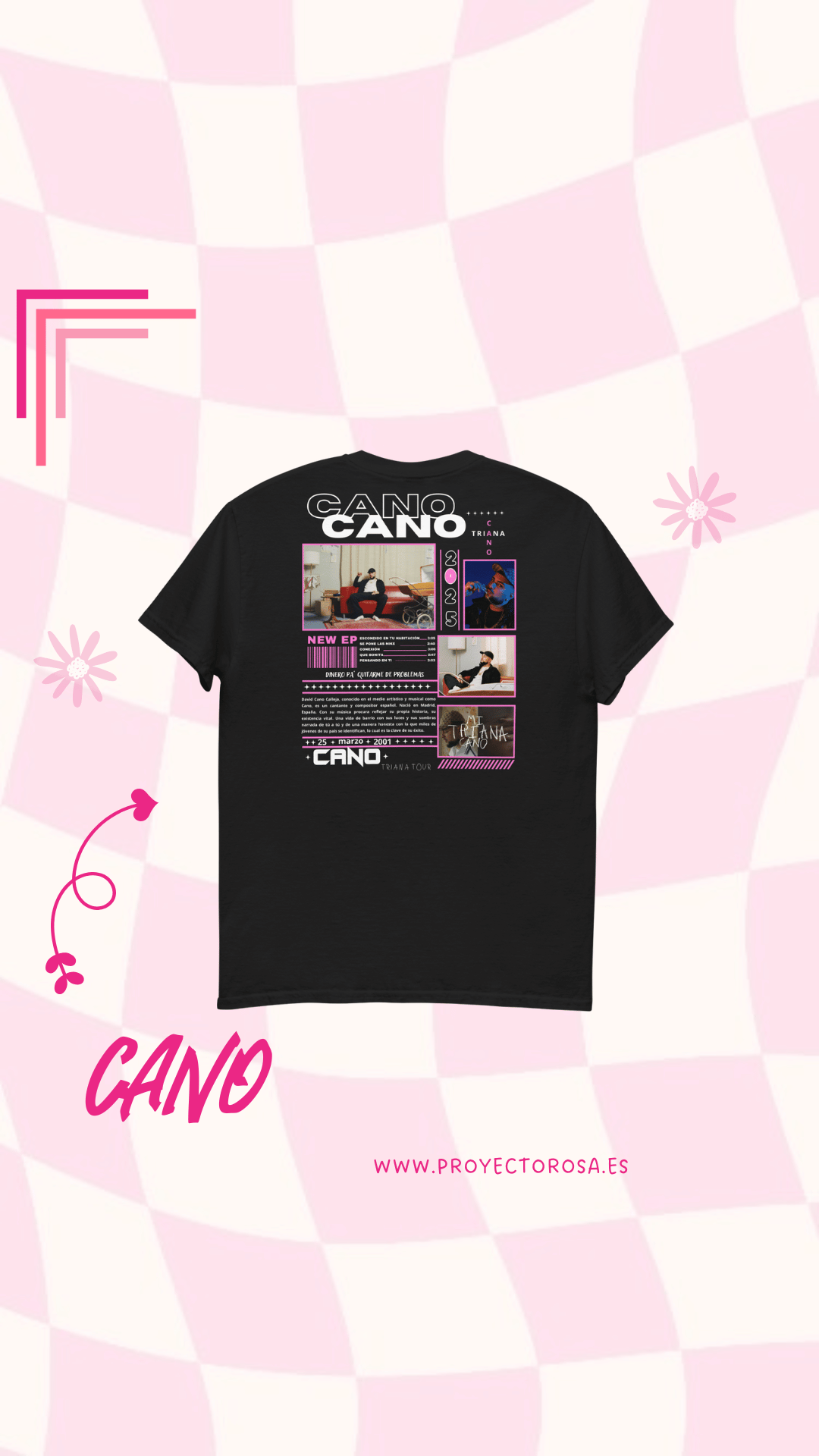 CANO TRIANA TOUR 2025| escoge entre camiseta ó sudadera