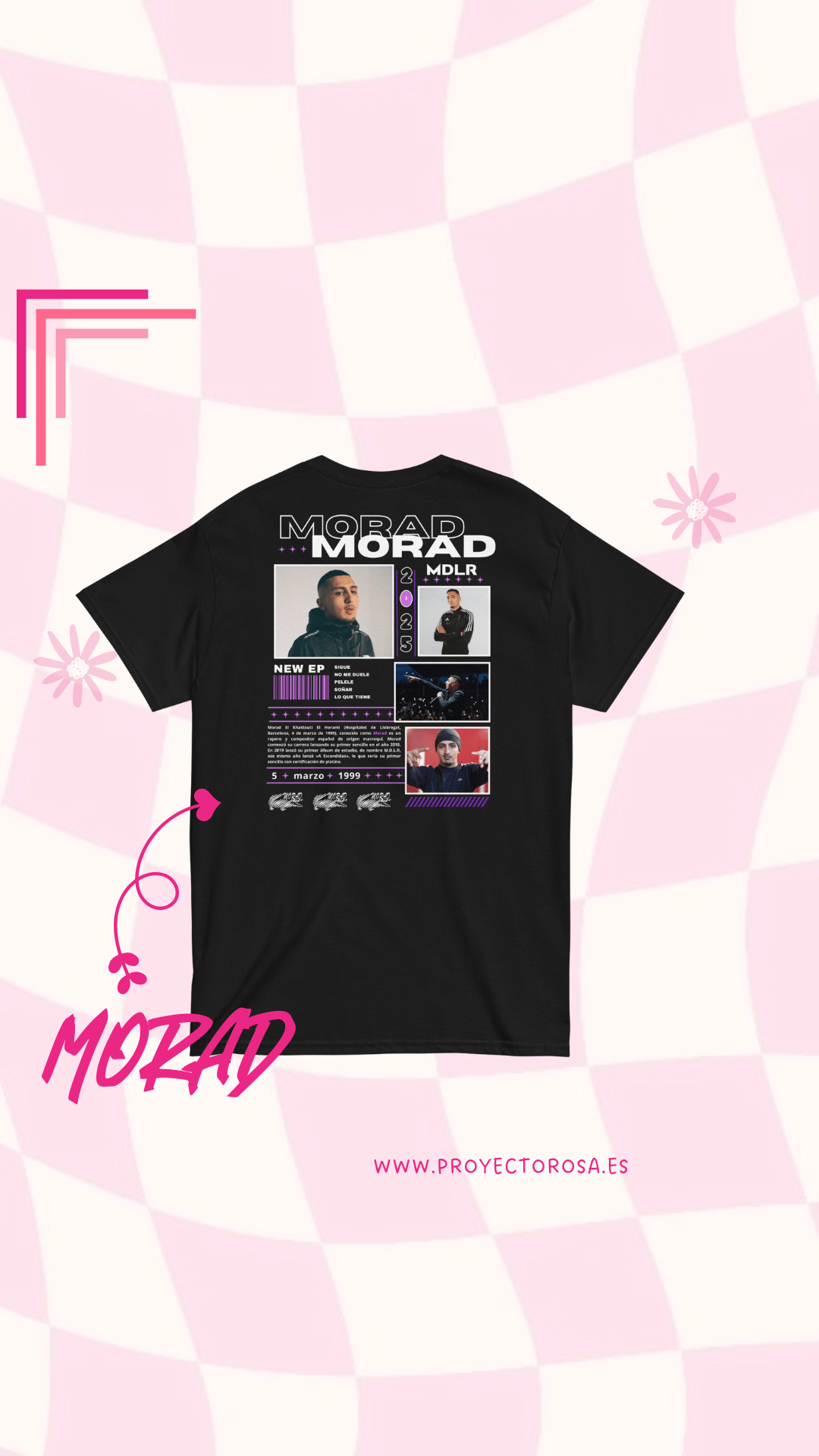MORAD 2025 | escoge entre camiseta ó sudadera
