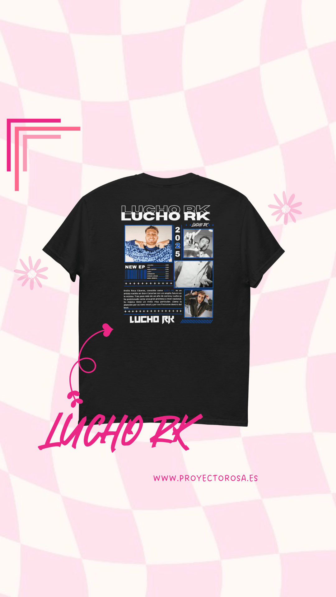 LUCHO RK| escoge entre camiseta ó sudadera