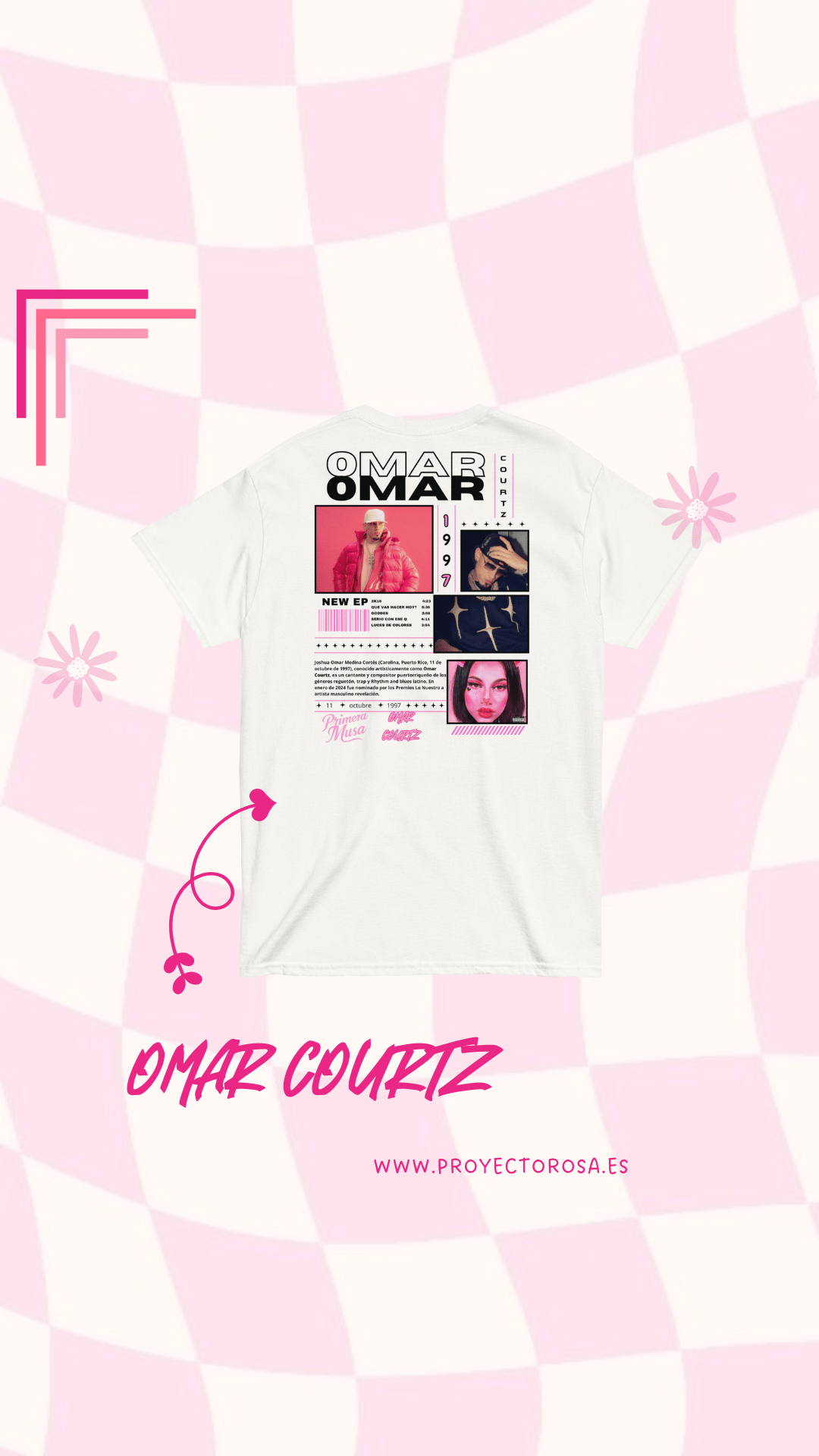 OMAR COURTZ | escoge entre camiseta ó sudadera