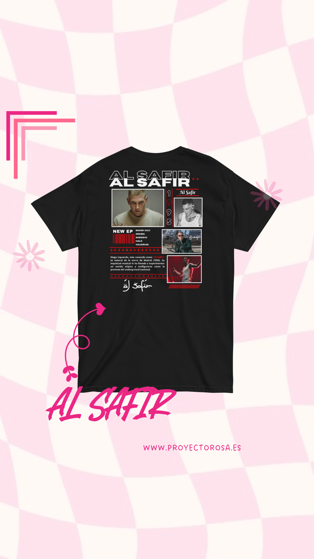 AL SAFIR | escoge entre camiseta ó sudadera