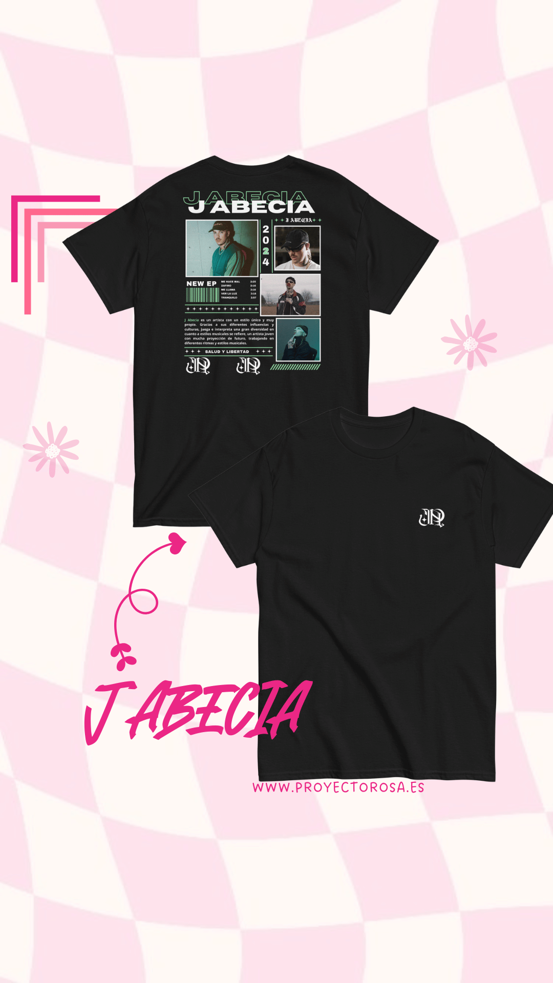 J ABECIA | escoge entre camiseta ó sudadera