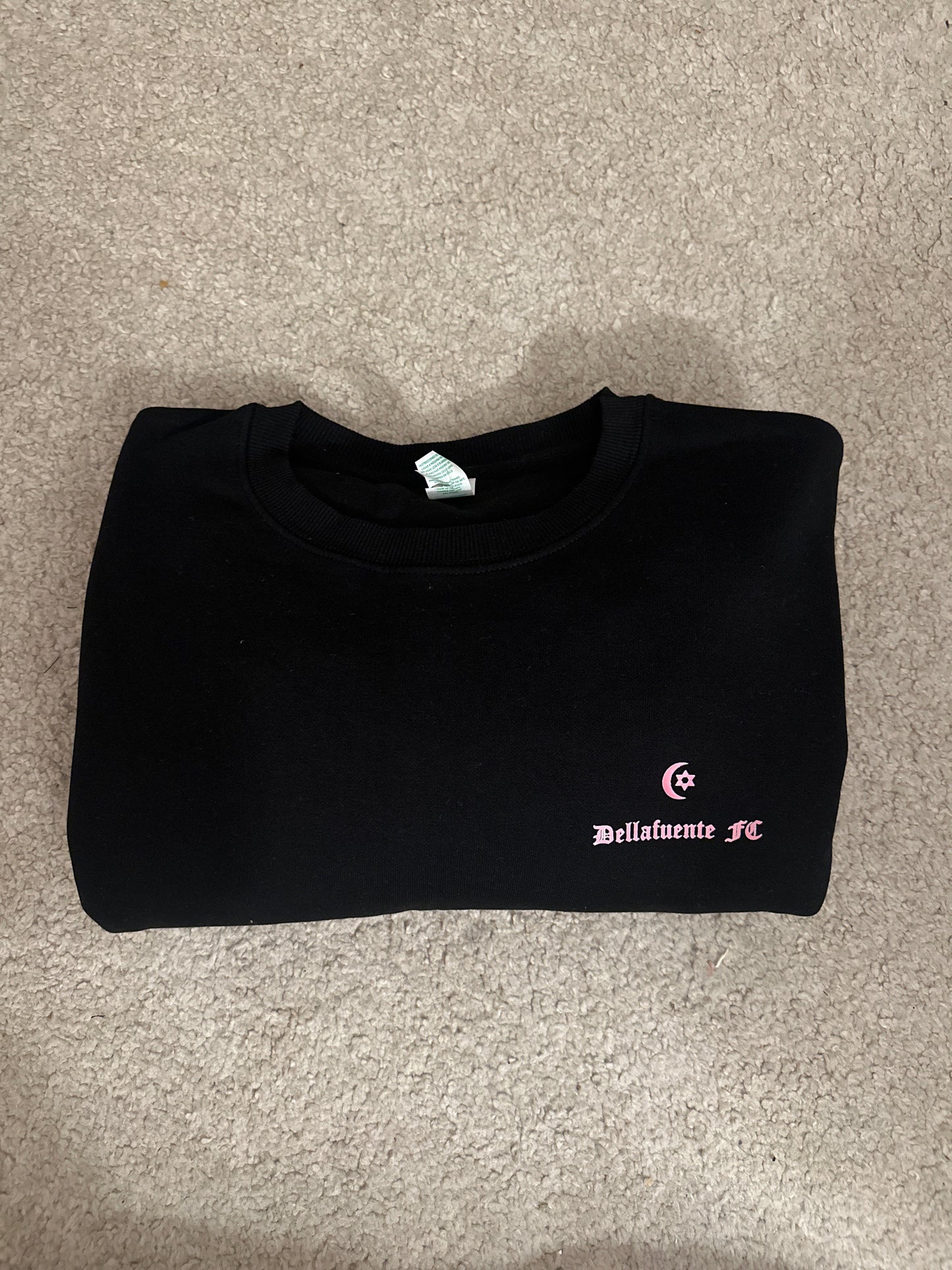 DELLAFUENTE TALLA XL SUDADERA NEGRA BÁSICA OFERTA