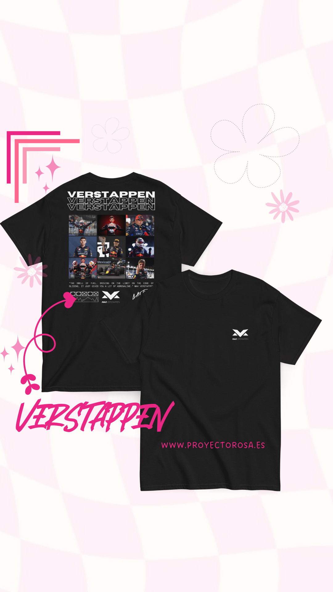 VERSTAPPEN | escoge entre camiseta ó sudadera.