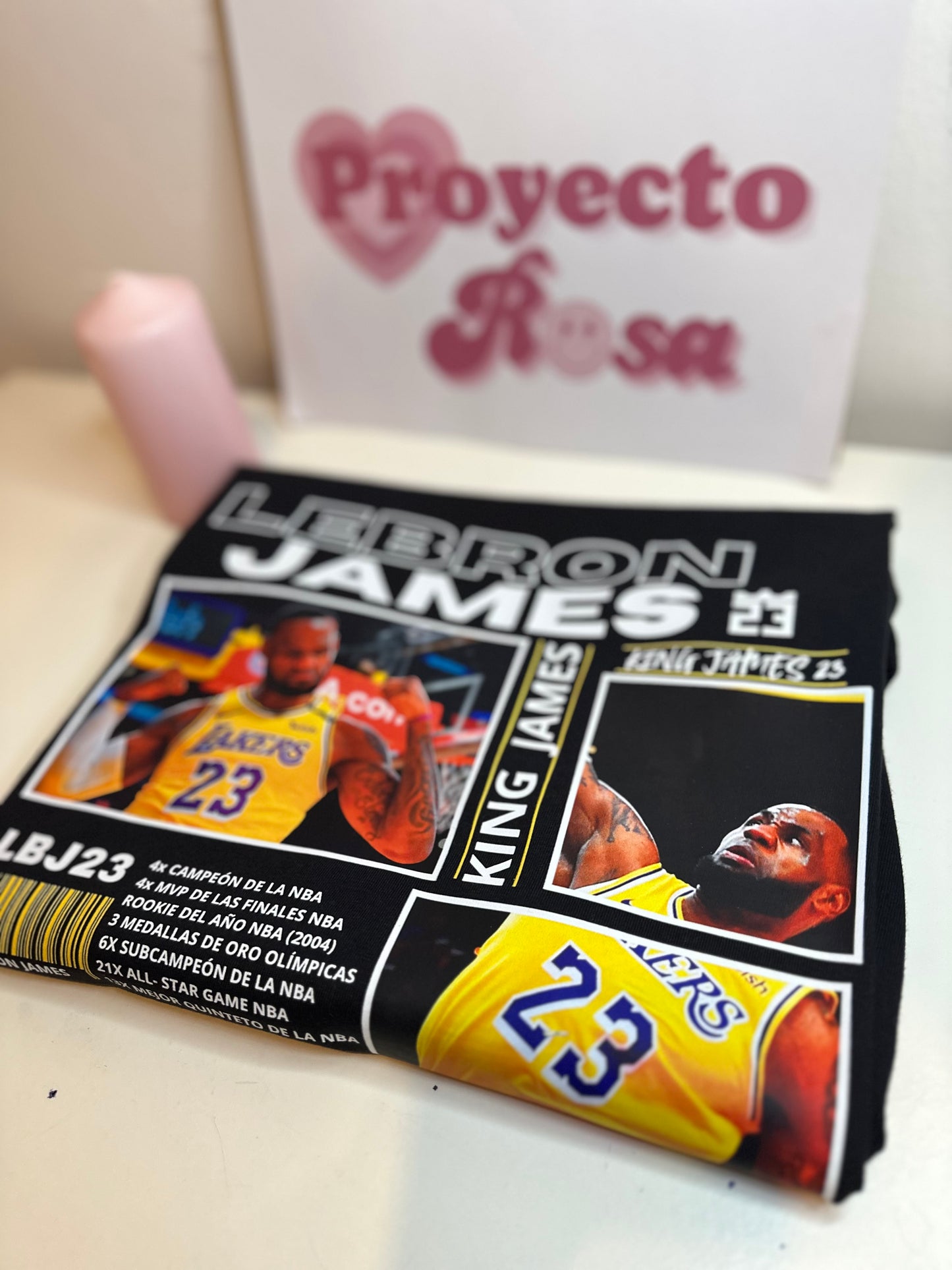 LEBRON JAMES KING JAMES 23 | escoge entre camiseta ó sudadera.