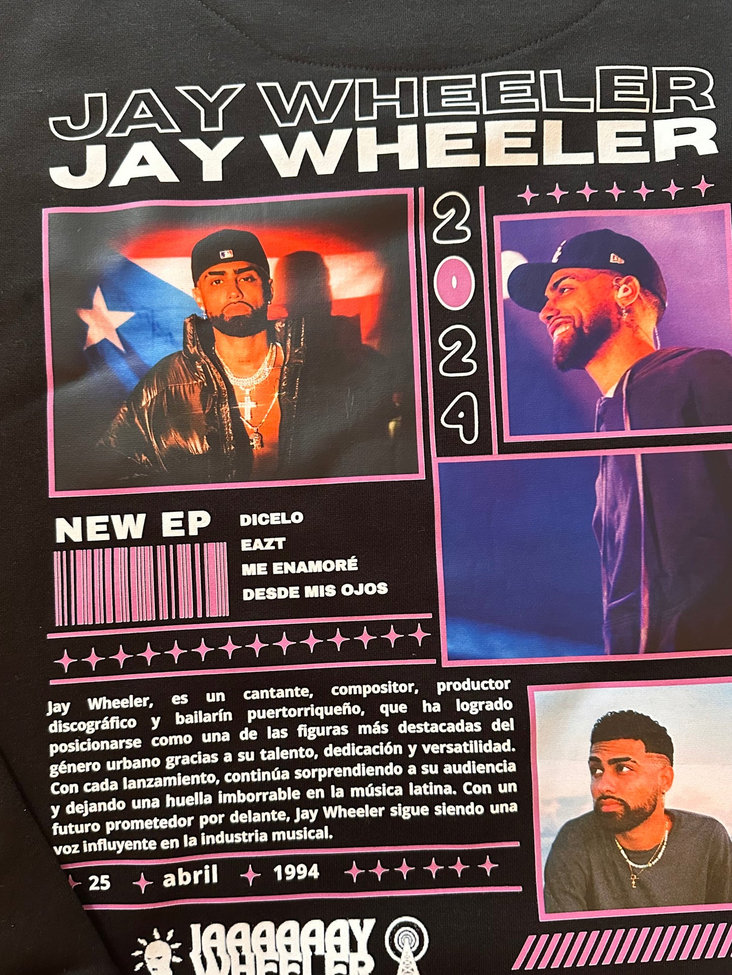 JAY WHEELER | escoge entre camiseta ó sudadera
