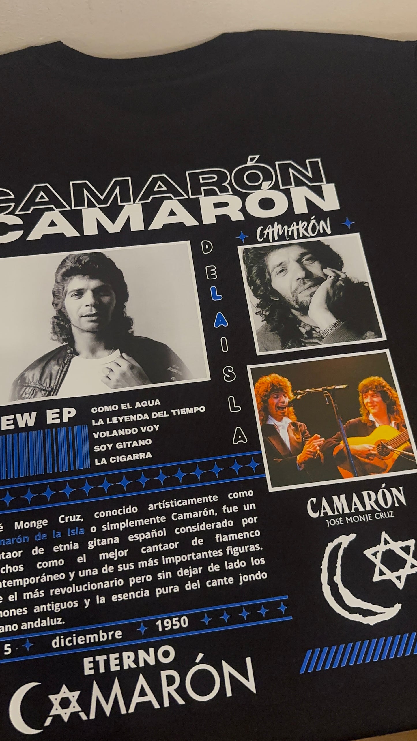 CAMARÓN DE LA ISLA | escoge entre camiseta ó sudadera