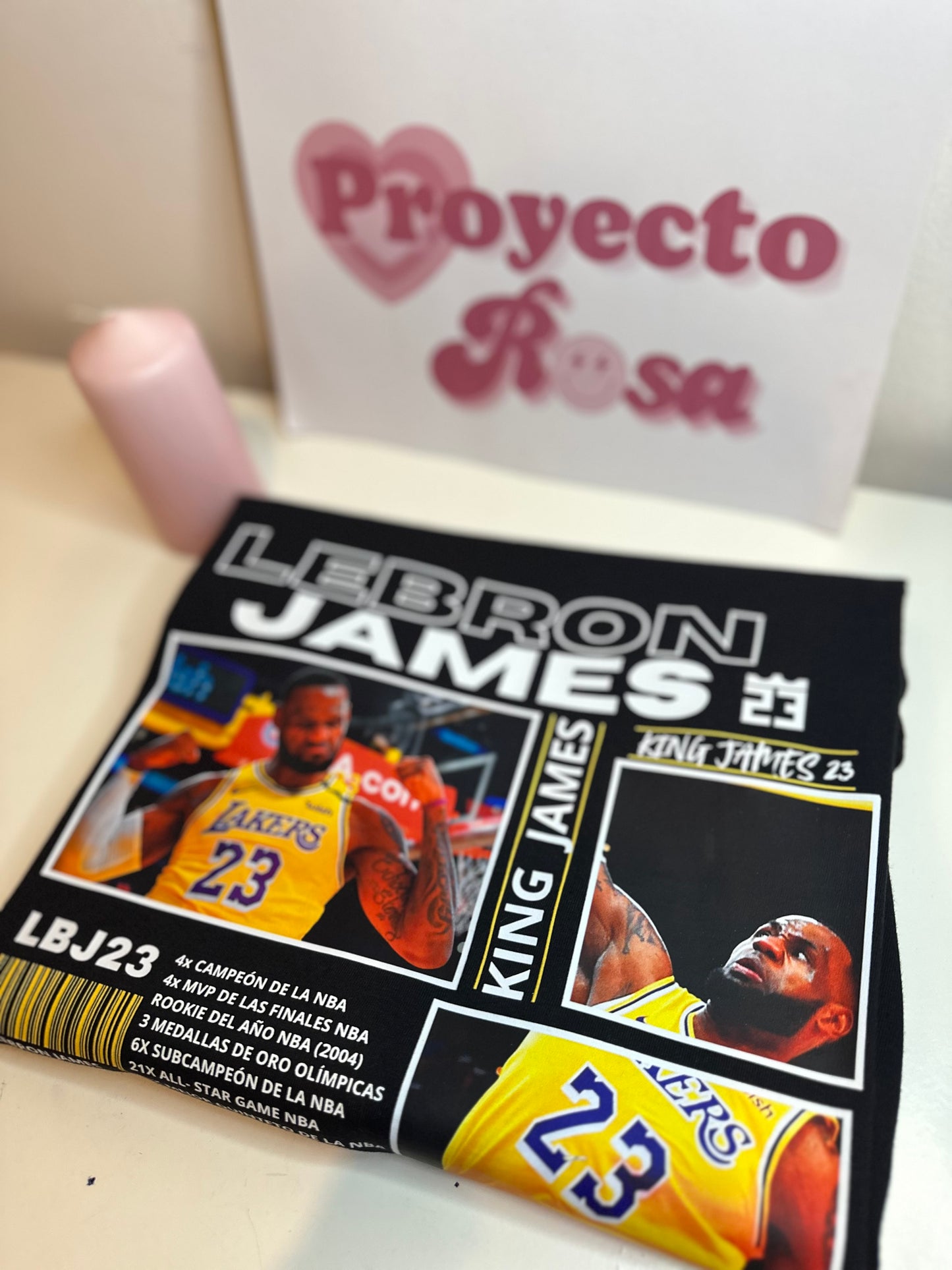 LEBRON JAMES KING JAMES 23 | escoge entre camiseta ó sudadera.