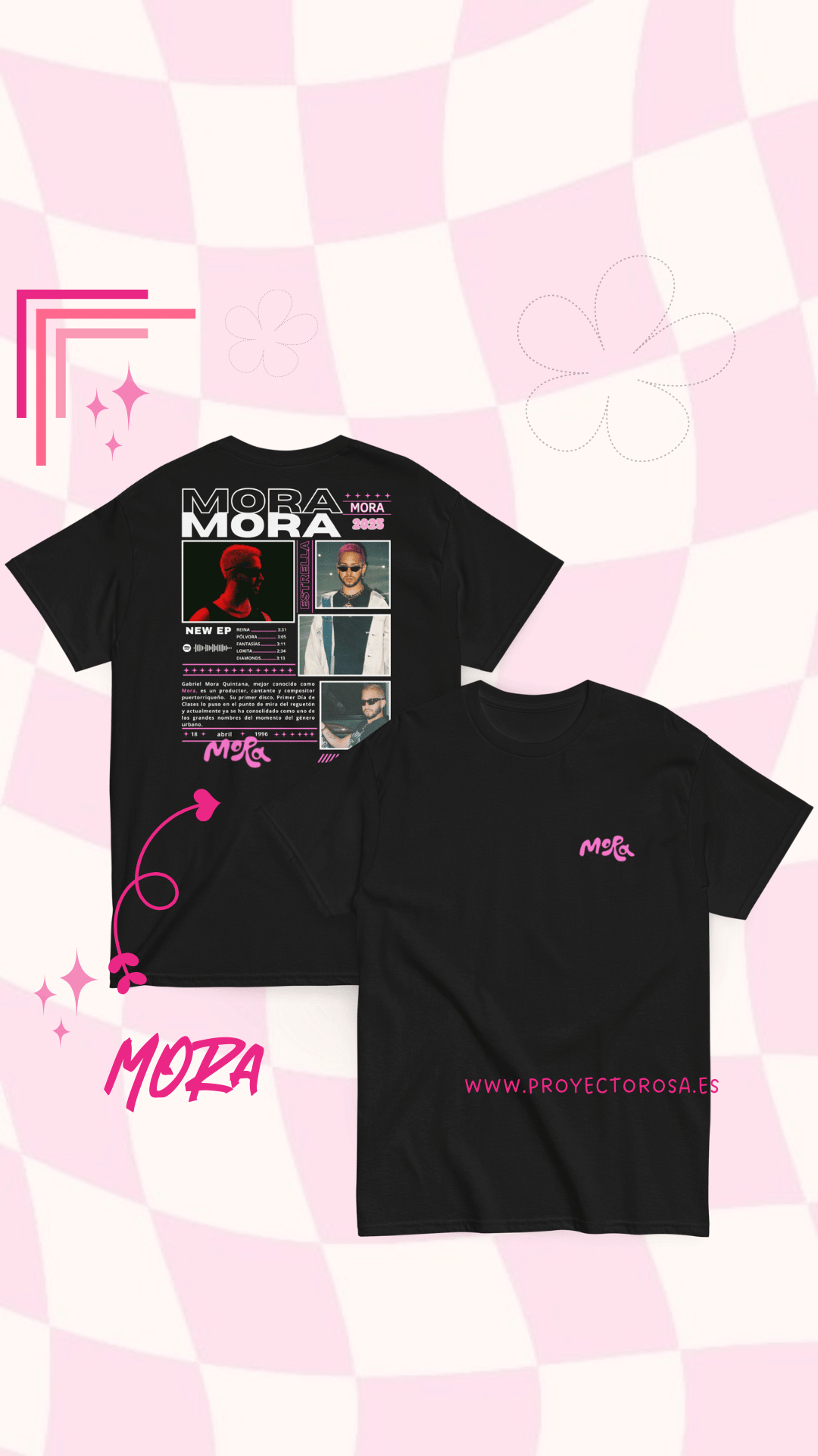 MORA | escoge entre camiseta ó sudadera