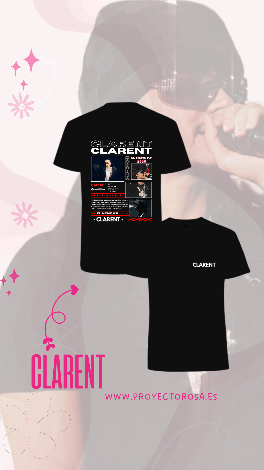CLARENT | escoge entre camiseta ó sudadera