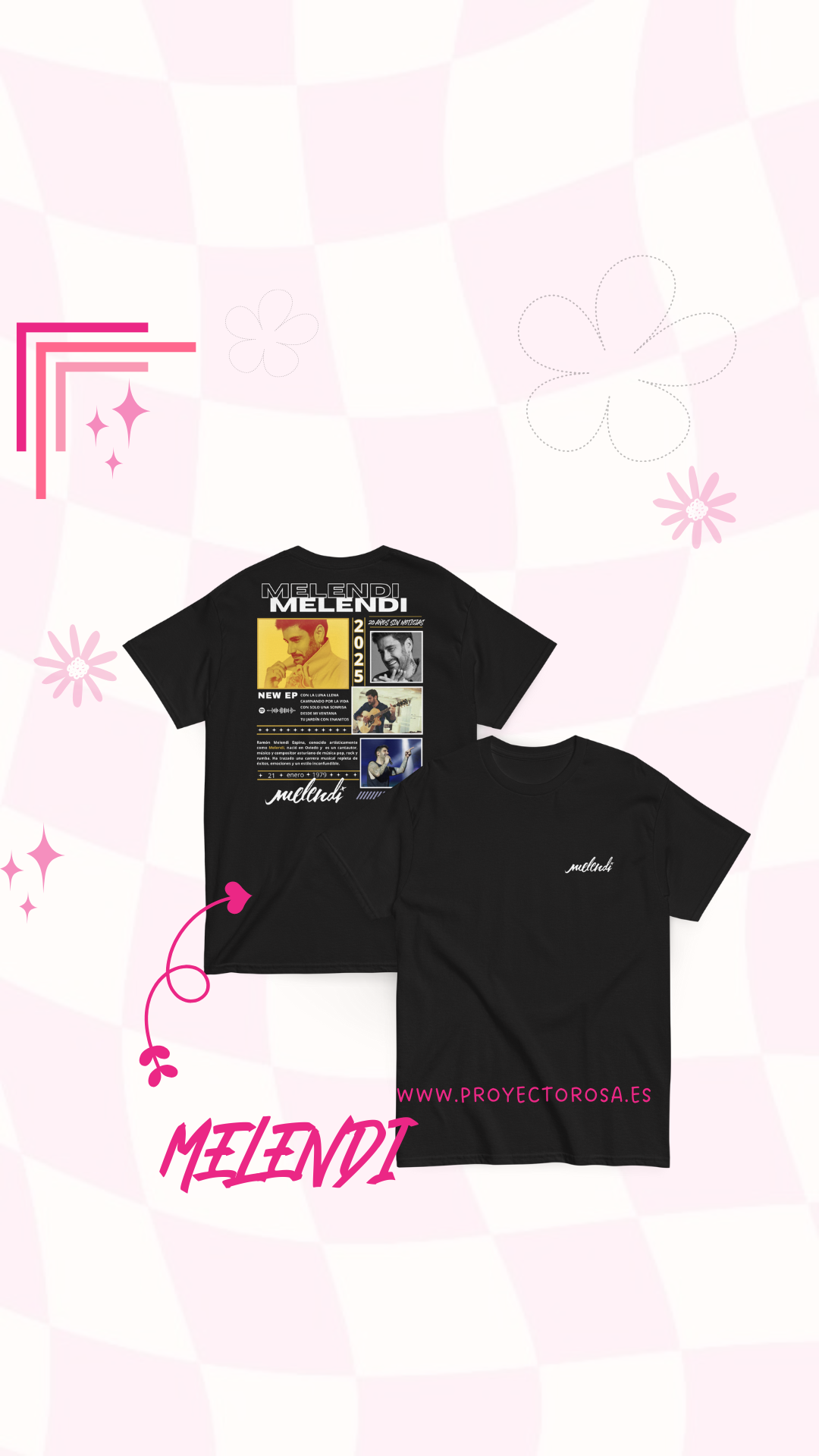MELENDI | escoge entre camiseta ó sudadera.
