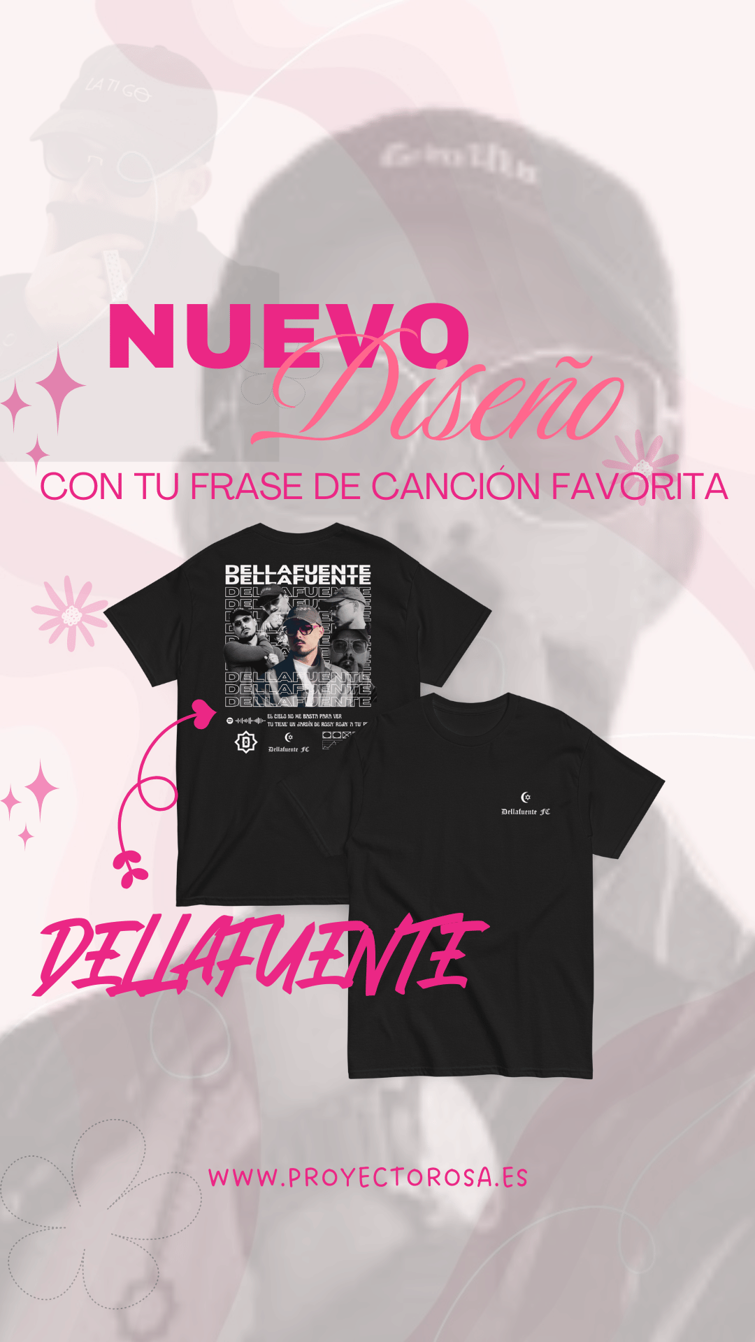 DELLAFUENTE CON LA FRASE DE TU CANCIÓN FAVORITA | escoge entre camiseta ó sudadera