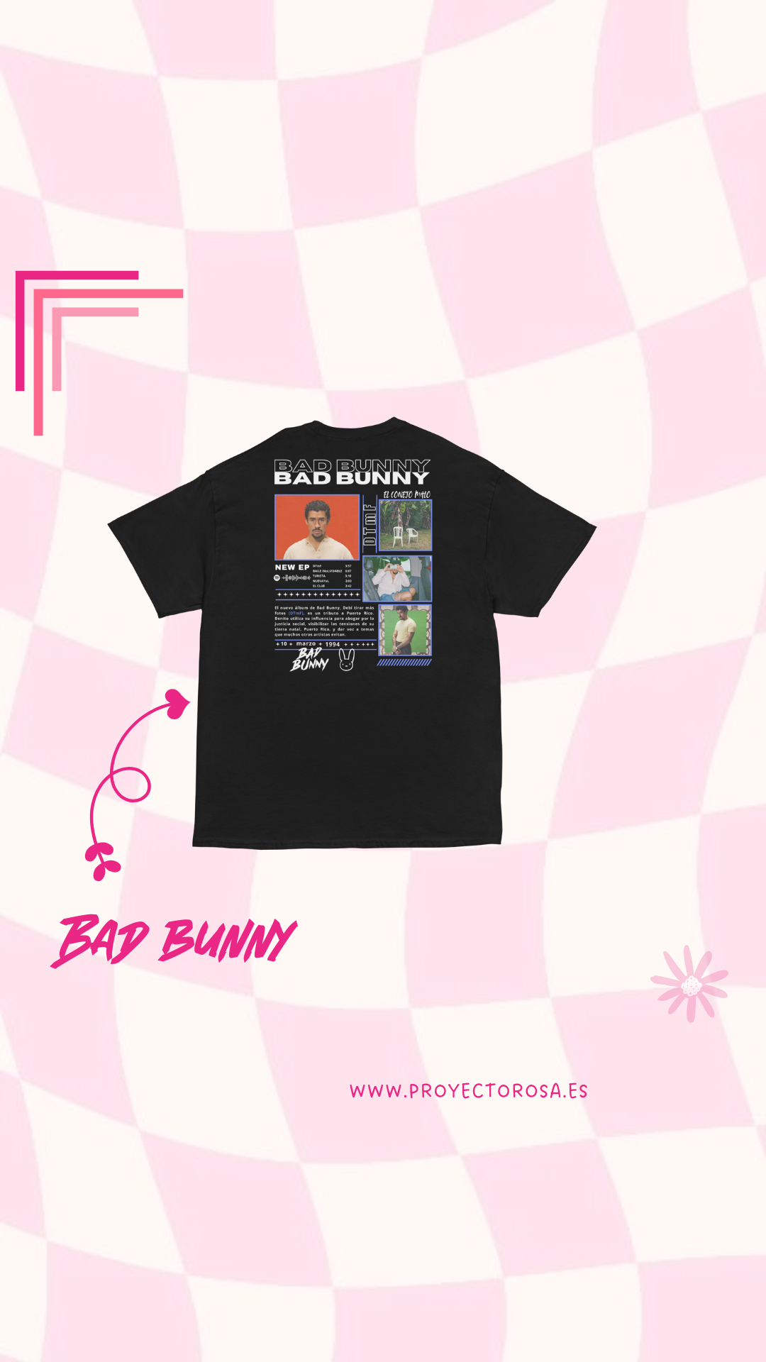 BAD BUNNY DTmF (NUEVO) | escoge entre camiseta ó sudadera
