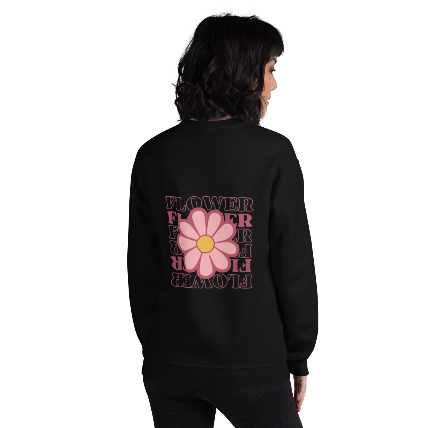 SUDADERA BÁSICA "FLOWERS"💖 | escoge el color