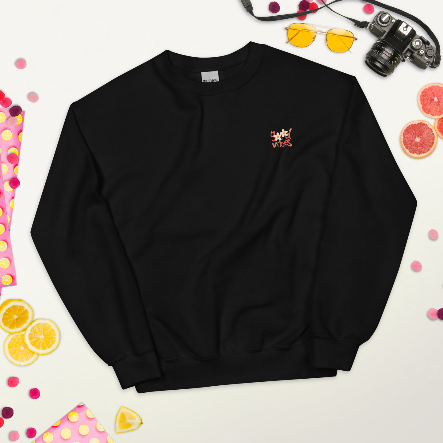 SUDADERA BÁSICA "FLOWERS"💖 | escoge el color