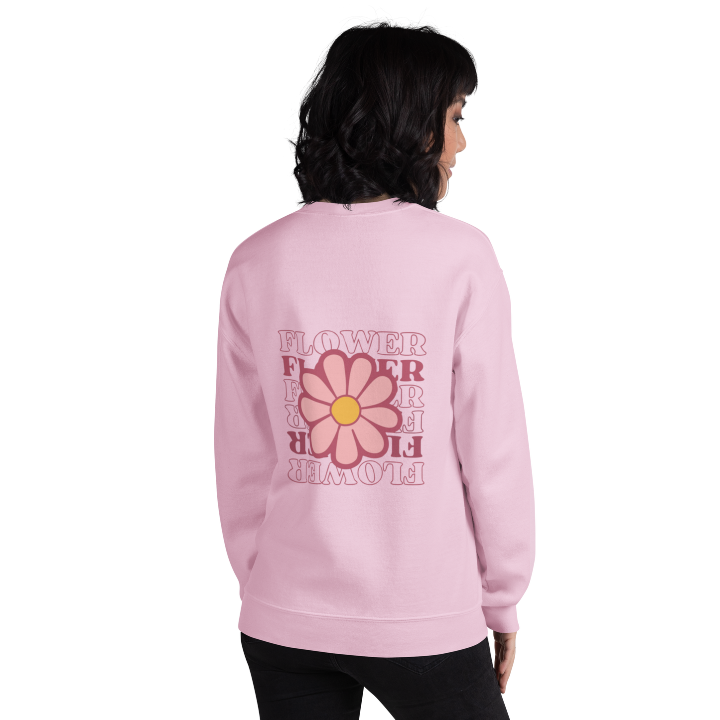 SUDADERA BÁSICA "FLOWERS"💖 | escoge el color