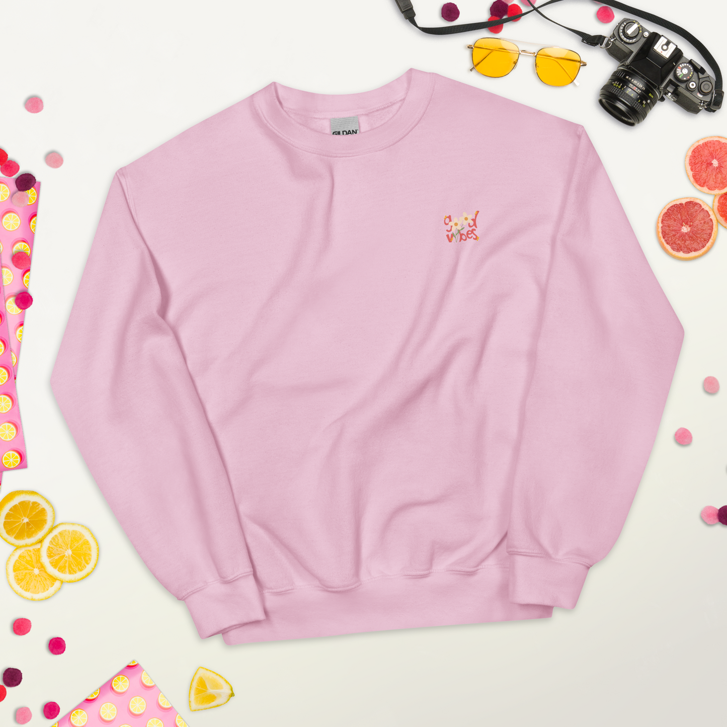 SUDADERA BÁSICA "FLOWERS"💖 | escoge el color