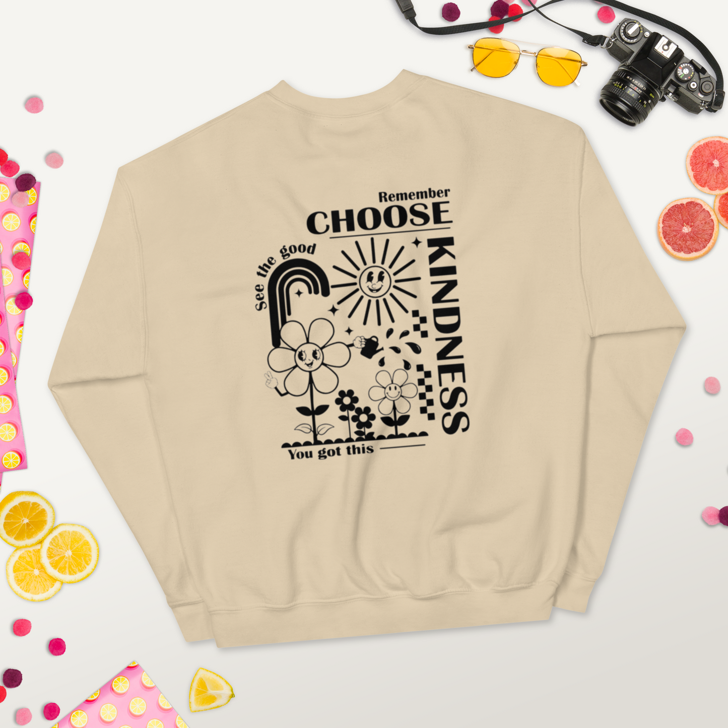 SUDADERA BÁSICA GOOD VIBES✨💖 | escoge el color