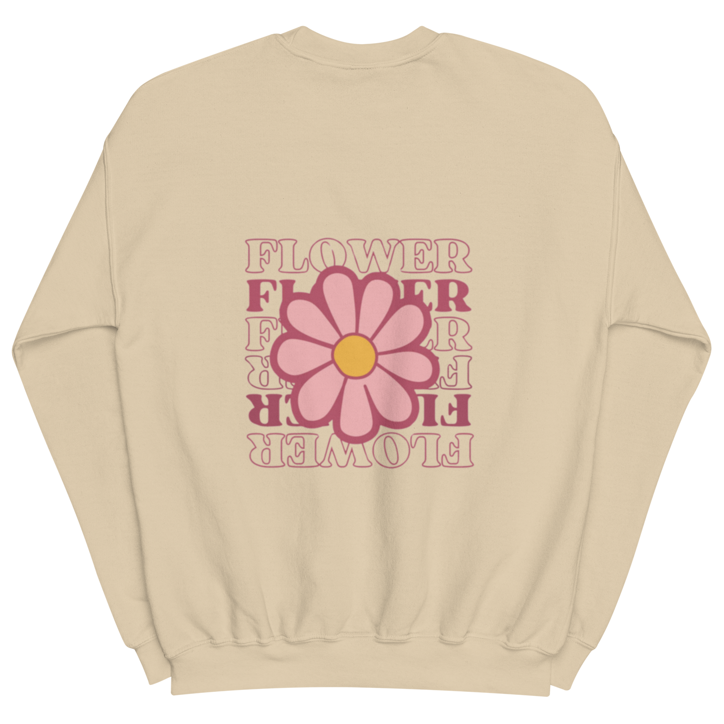SUDADERA BÁSICA "FLOWERS"💖 | escoge el color