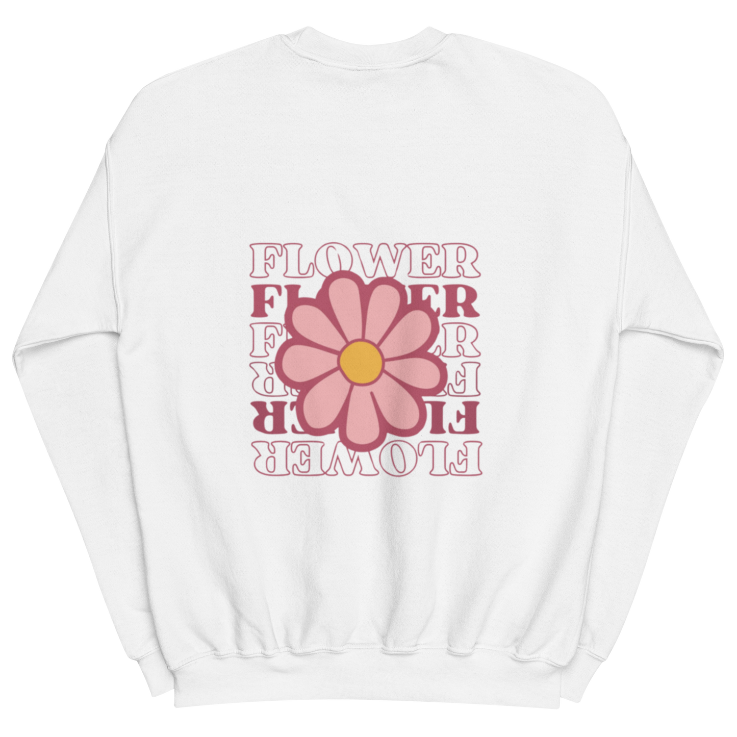 SUDADERA BÁSICA "FLOWERS"💖 | escoge el color