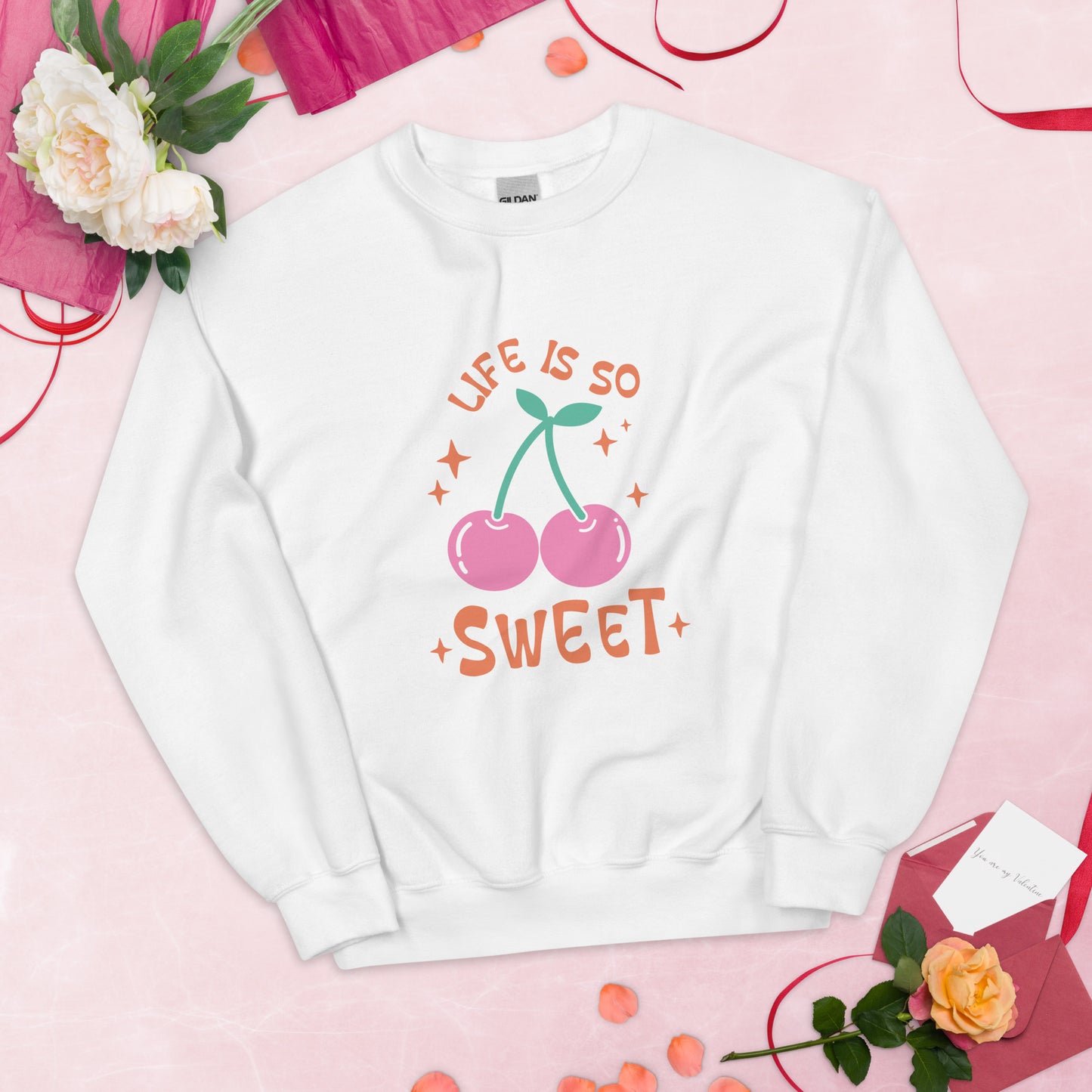 SUDADERA BÁSICA LIFE IS SO SWEET💖 | escoge el color de tu sudadera