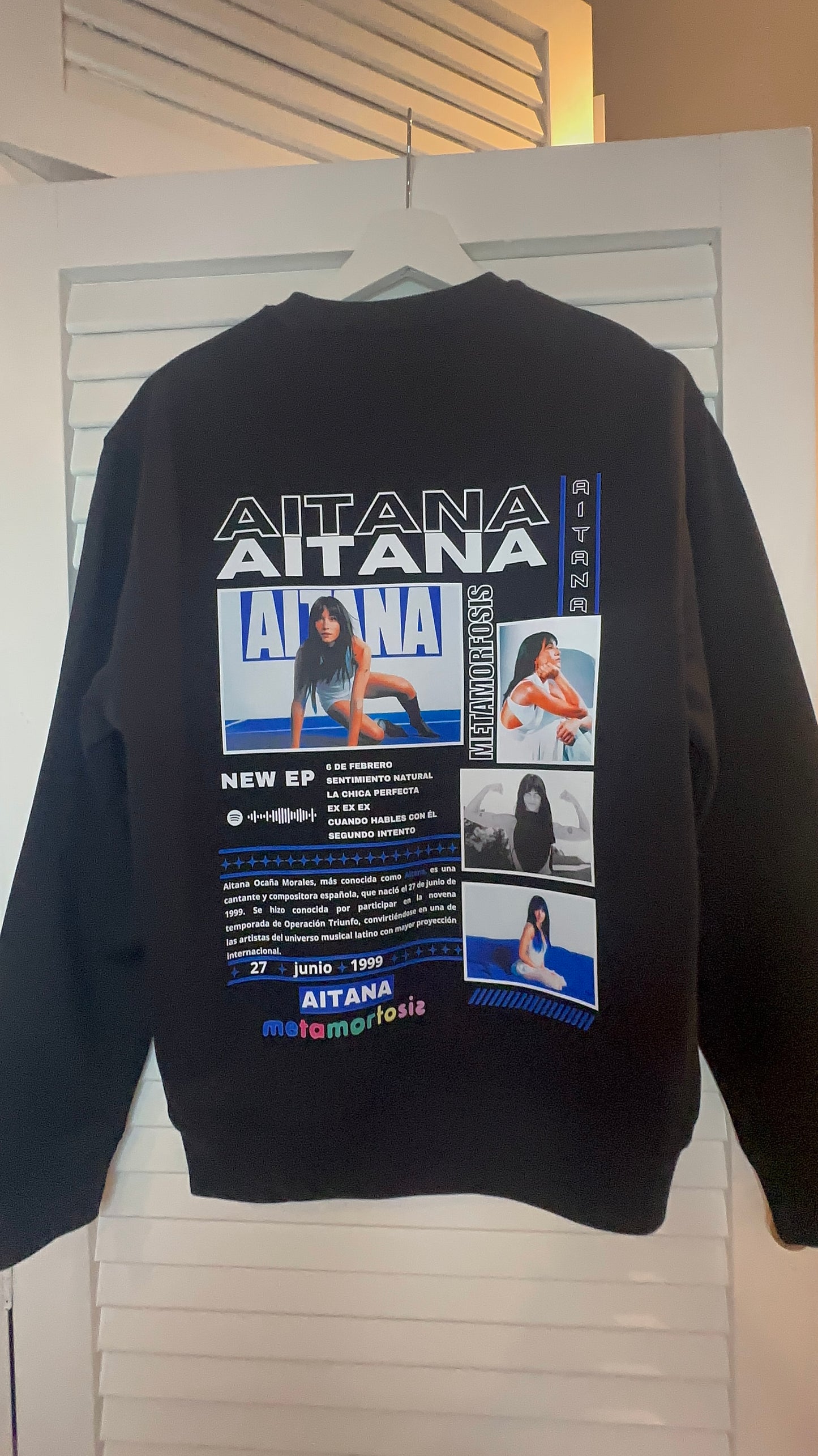 AITANA NUEVO METAMORFOSIS | escoge entre camiseta ó sudadera