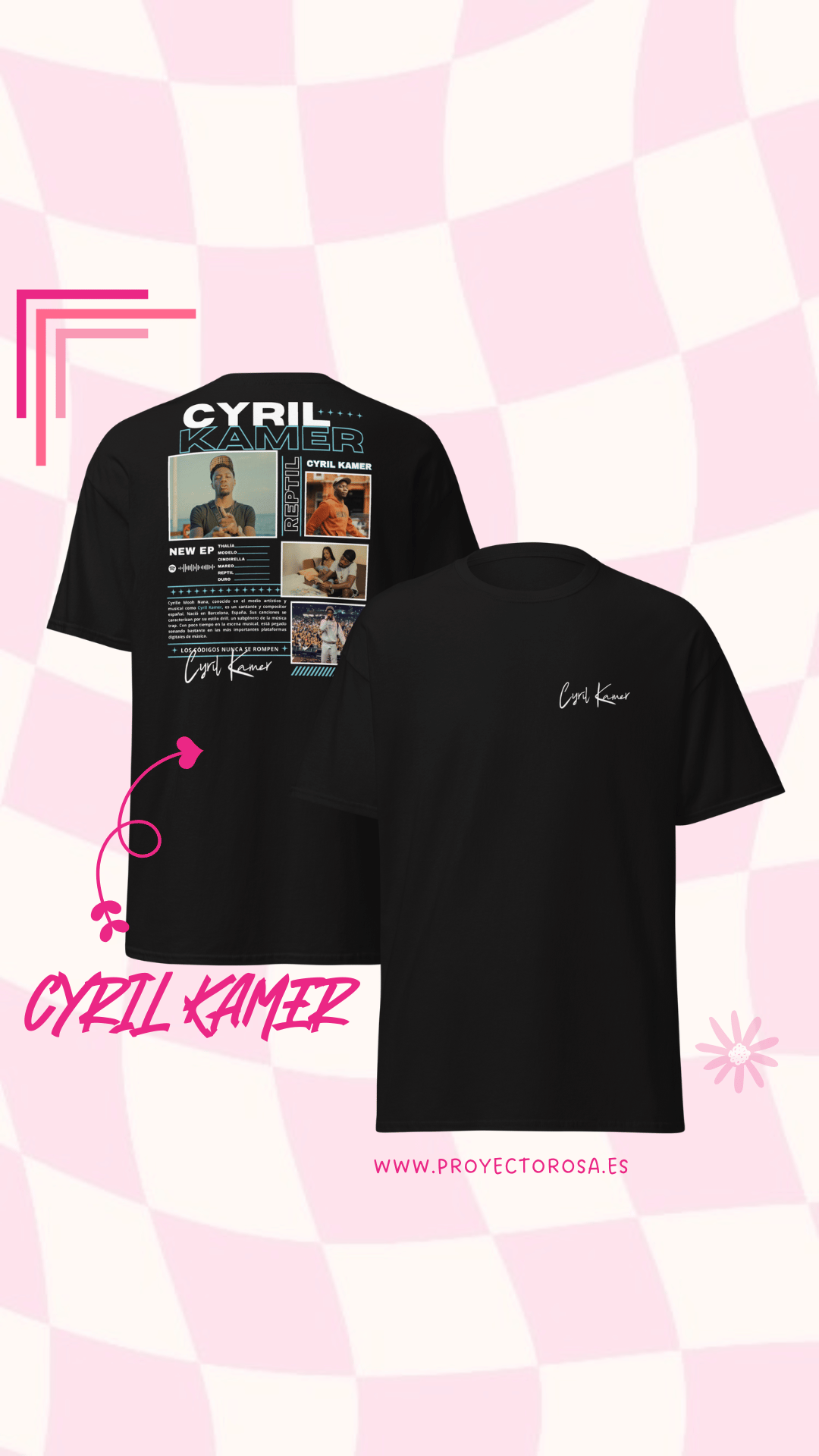 CYRIL KAMER | escoge entre camiseta ó sudadera