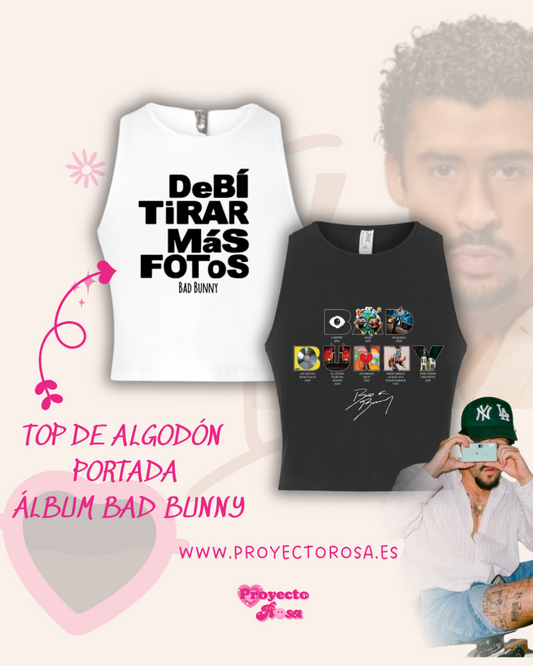 CROP TOP VERANO DE BAD BUNNY | Escoge tu DISEÑO favorito