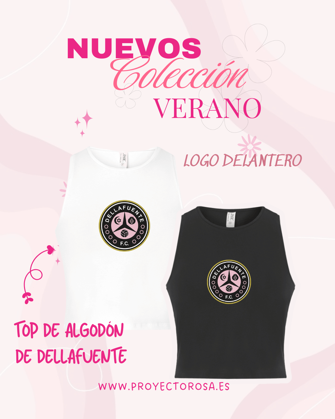 CROP TOP VERANO DE DELLAFUENTE | Escoge tu frase favorita de Dellafuente