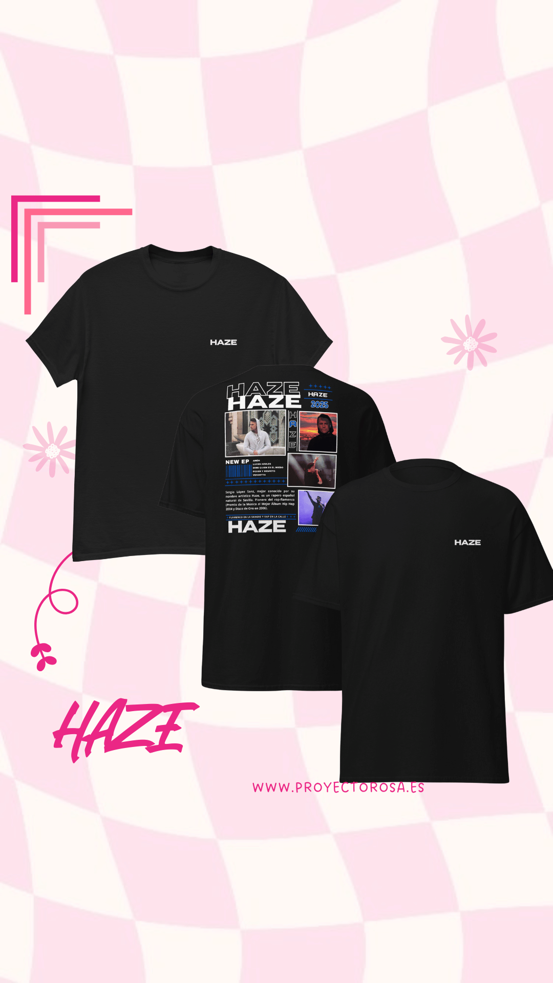 HAZE | escoge entre camiseta ó sudadera