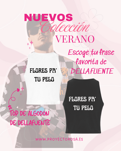 CROP TOP VERANO DE DELLAFUENTE | Escoge tu frase favorita de Dellafuente
