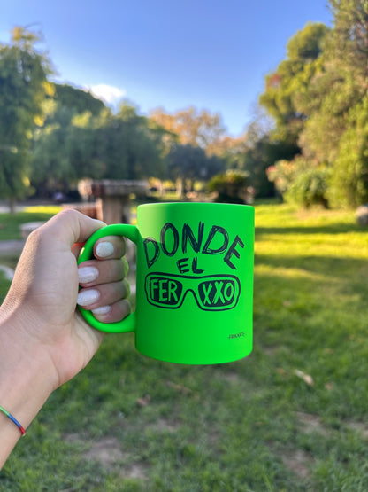 TAZA DE NEÓN DEL FERXXO MOR | escoge la frase del ferxxo💚