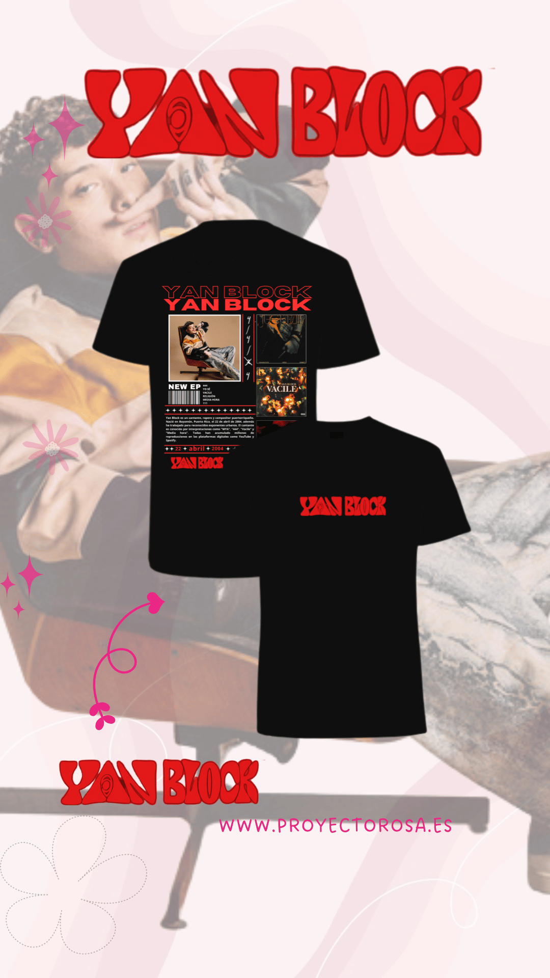 YAN BLOCK | escoge entre camiseta ó sudadera