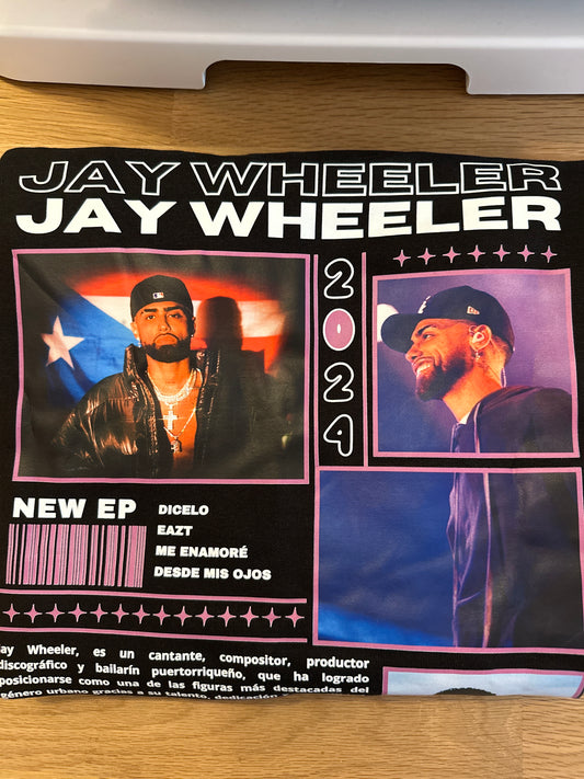 JAY WHEELER TALLA XS SUDADERA NEGRA BÁSICA OFERTA