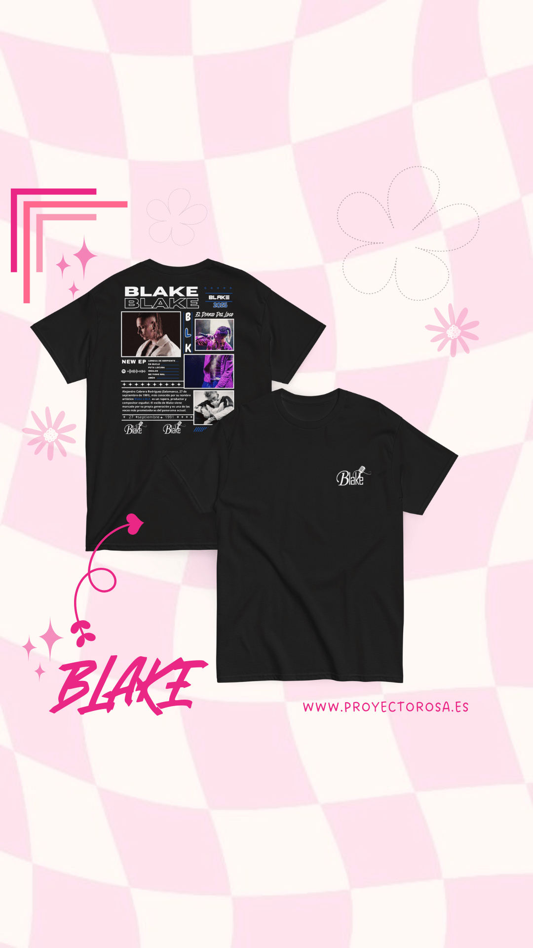 BLAKE | escoge entre camiseta ó sudadera