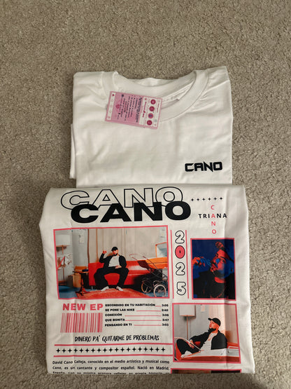 CANO CAMISETA TALLA S EN BLANCO (OFERTA)