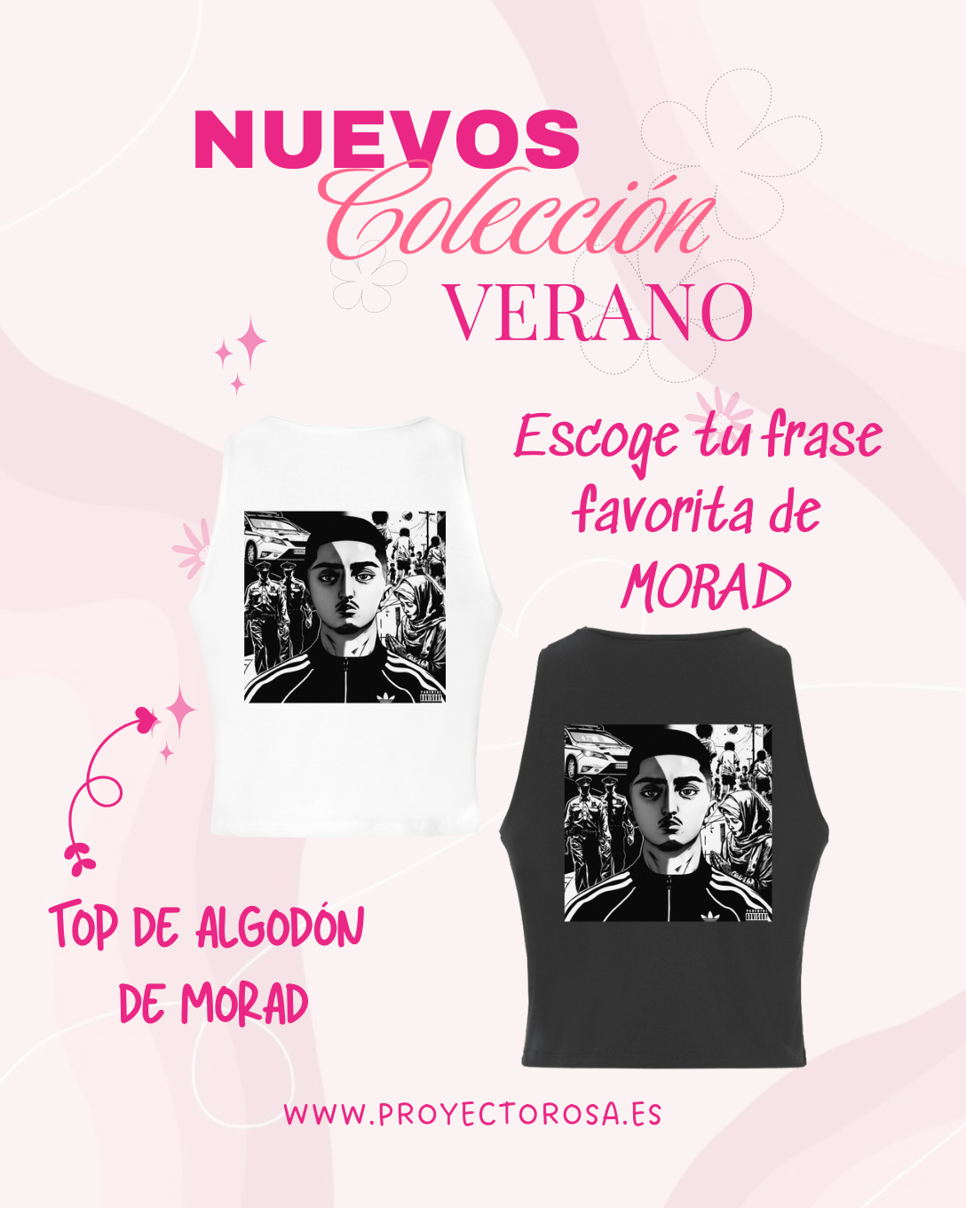 CROP TOP VERANO DE MORAD | Escoge tu frase favorita O FOTO de MORAD