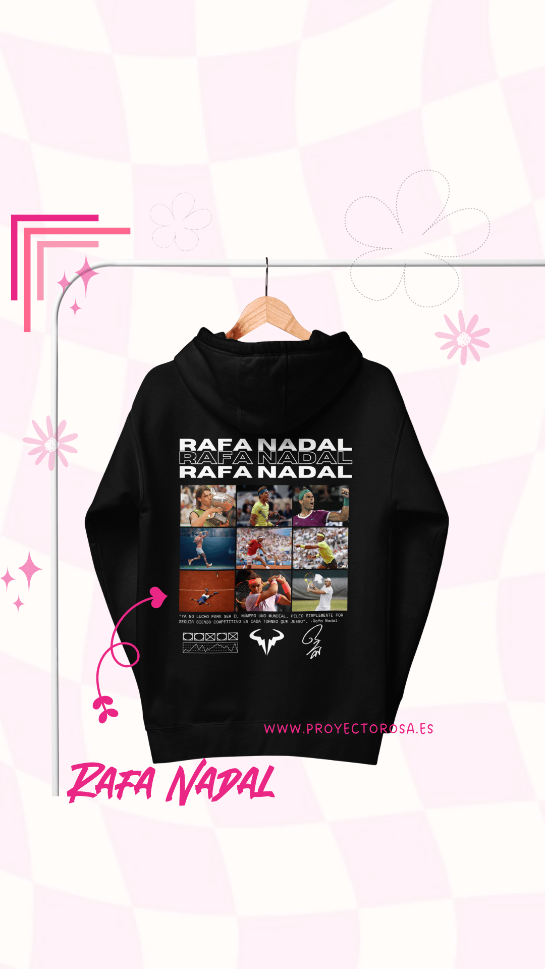 RAFA NADAL  | escoge entre camiseta ó sudadera.