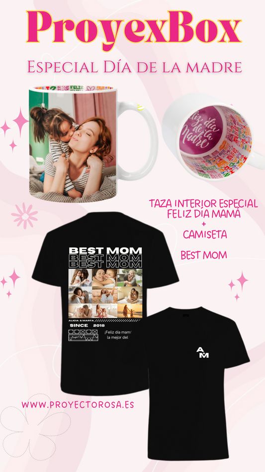 PACK DE REGALO PARA MAMÁ (ESPECIAL DÍA DE LAS MADRES)  (CAMISETA + TAZA)