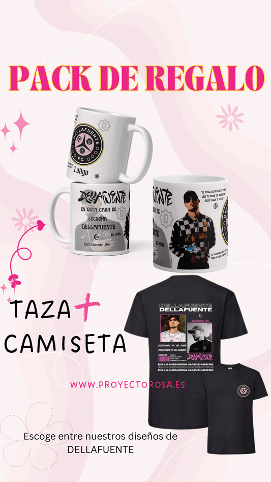 PACK DE REGALO  DE DELLAFUENTE (CAMISETA + TAZA)