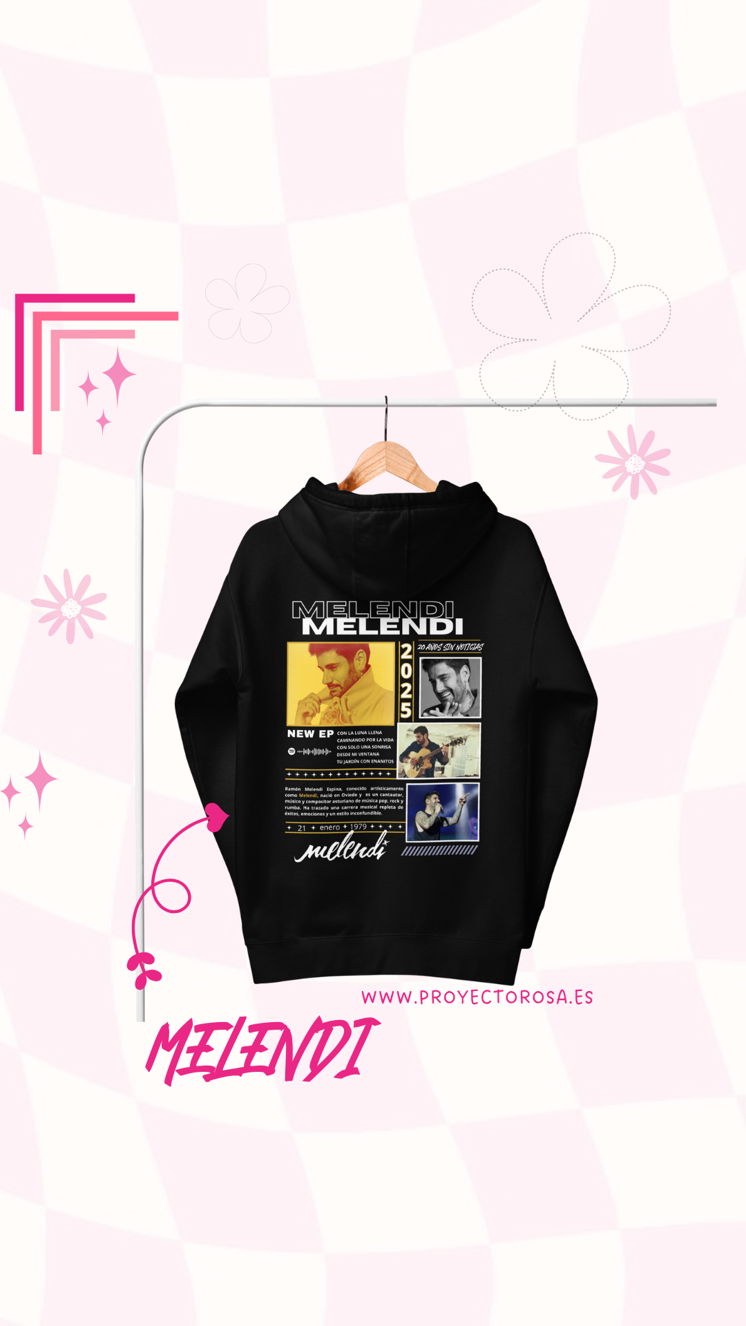 MELENDI | escoge entre camiseta ó sudadera.