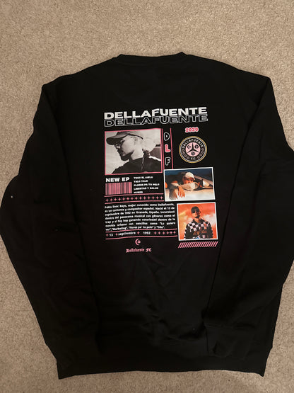 DELLAFUENTE TALLA XL SUDADERA NEGRA BÁSICA OFERTA