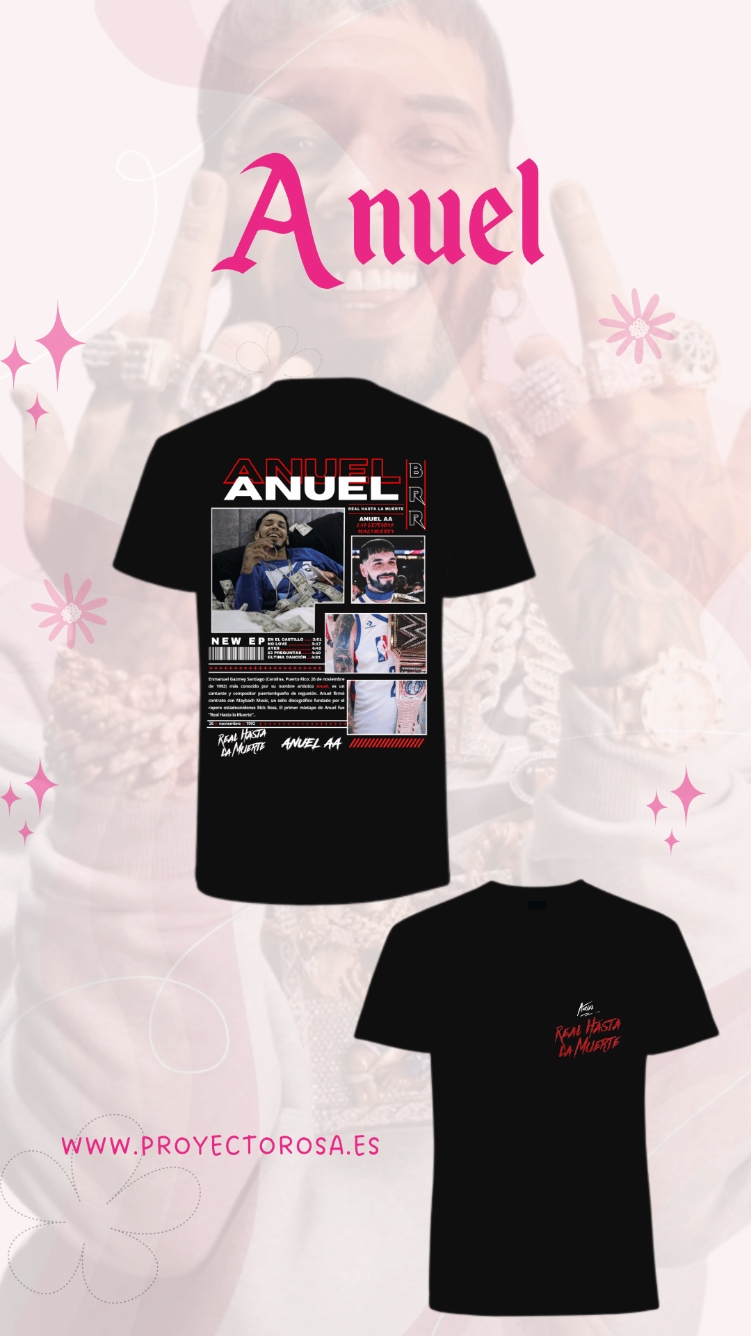 ANUEL V2 | escoge entre camiseta ó sudadera