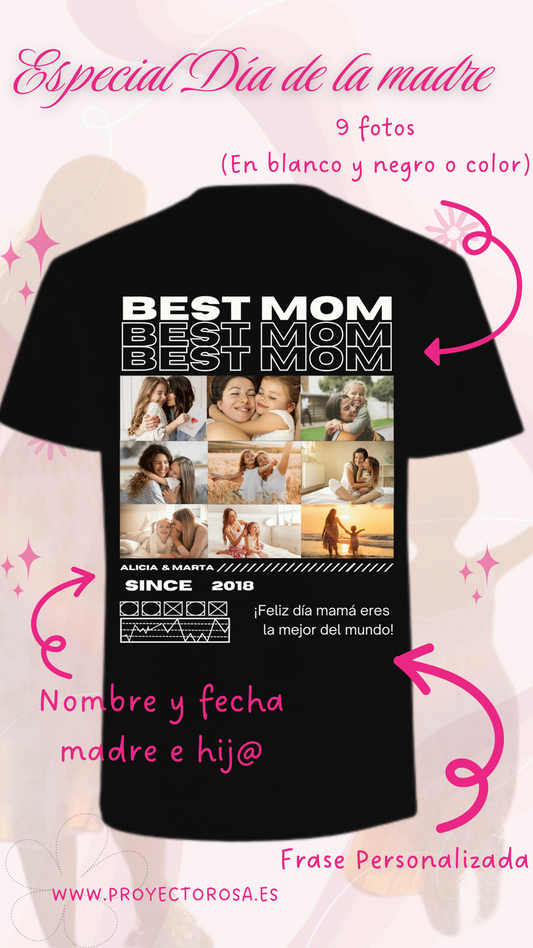 BEST MOM (ESPECIAL DÍA DE LAS MADRES) | escoge entre camiseta ó sudadera