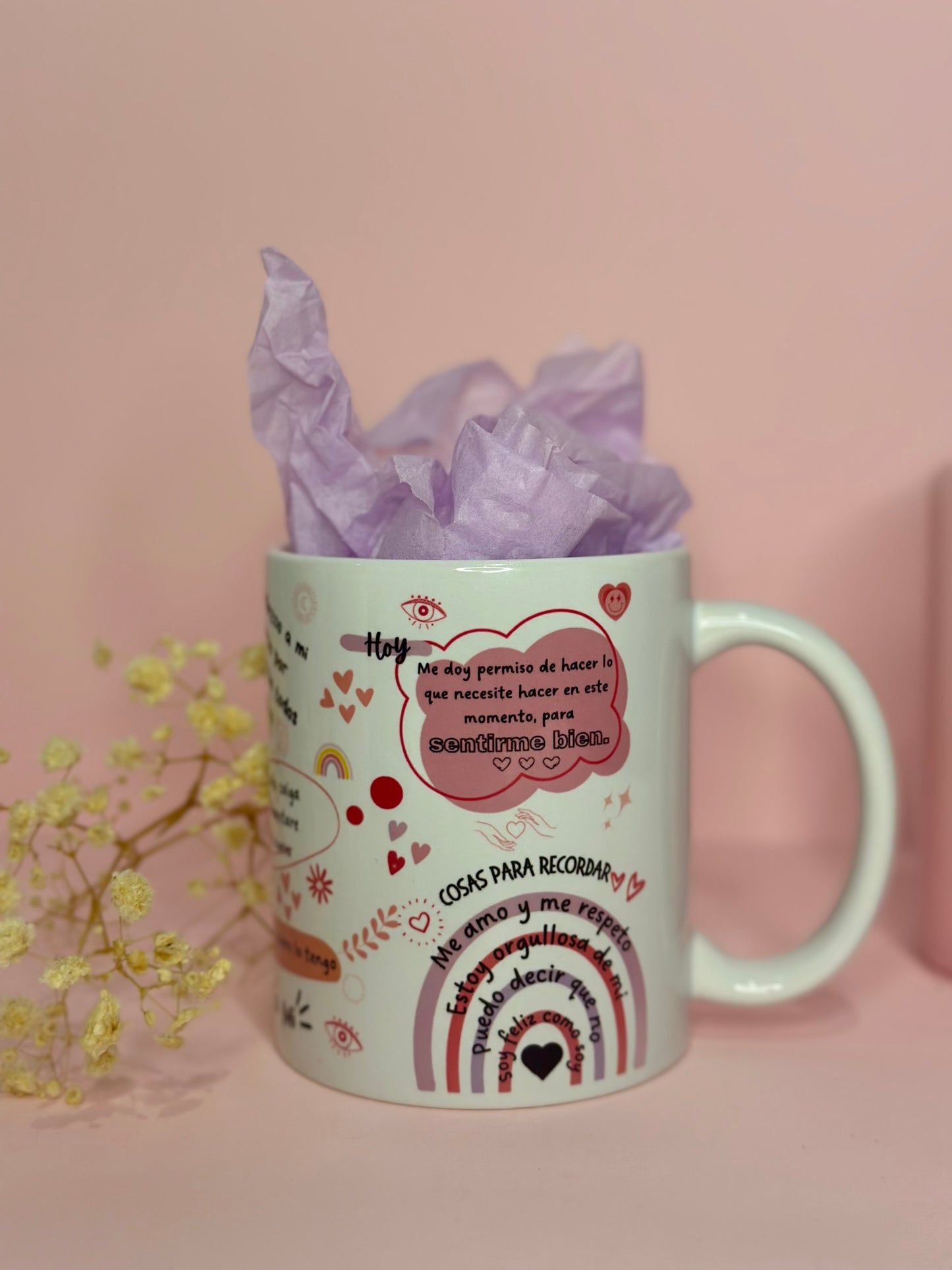 TAZA CON FRASES DE EMPODERAMIENTO | Personaliza con la inicial de tu nombre.💖