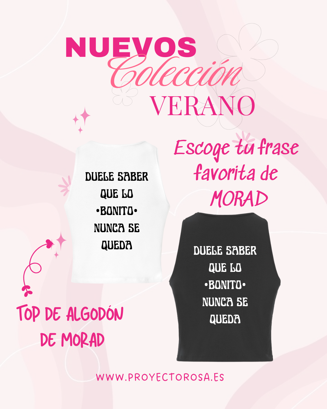 CROP TOP VERANO DE MORAD | Escoge tu frase favorita O FOTO de MORAD
