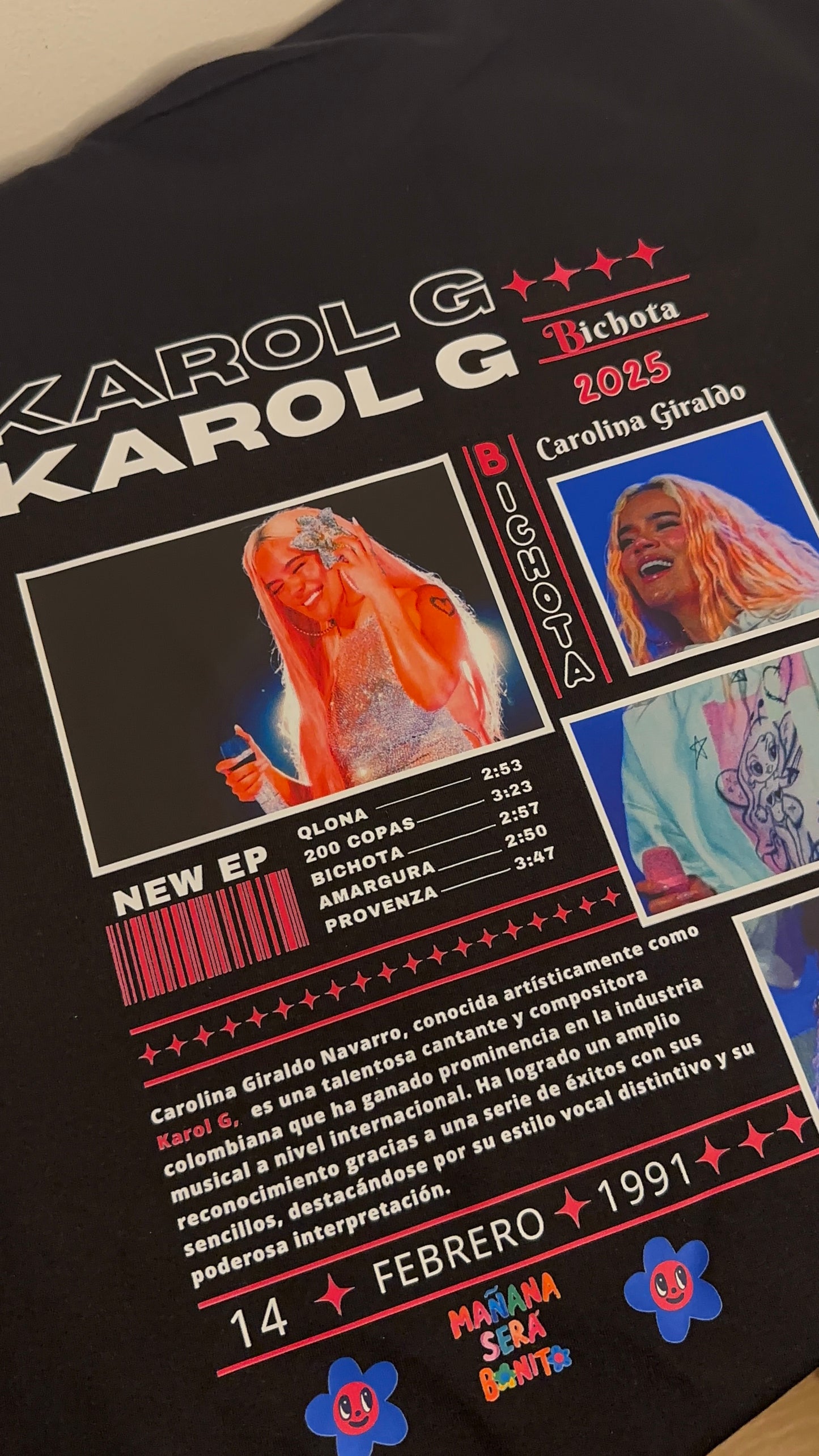 KAROL G | escoge entre camiseta ó sudadera